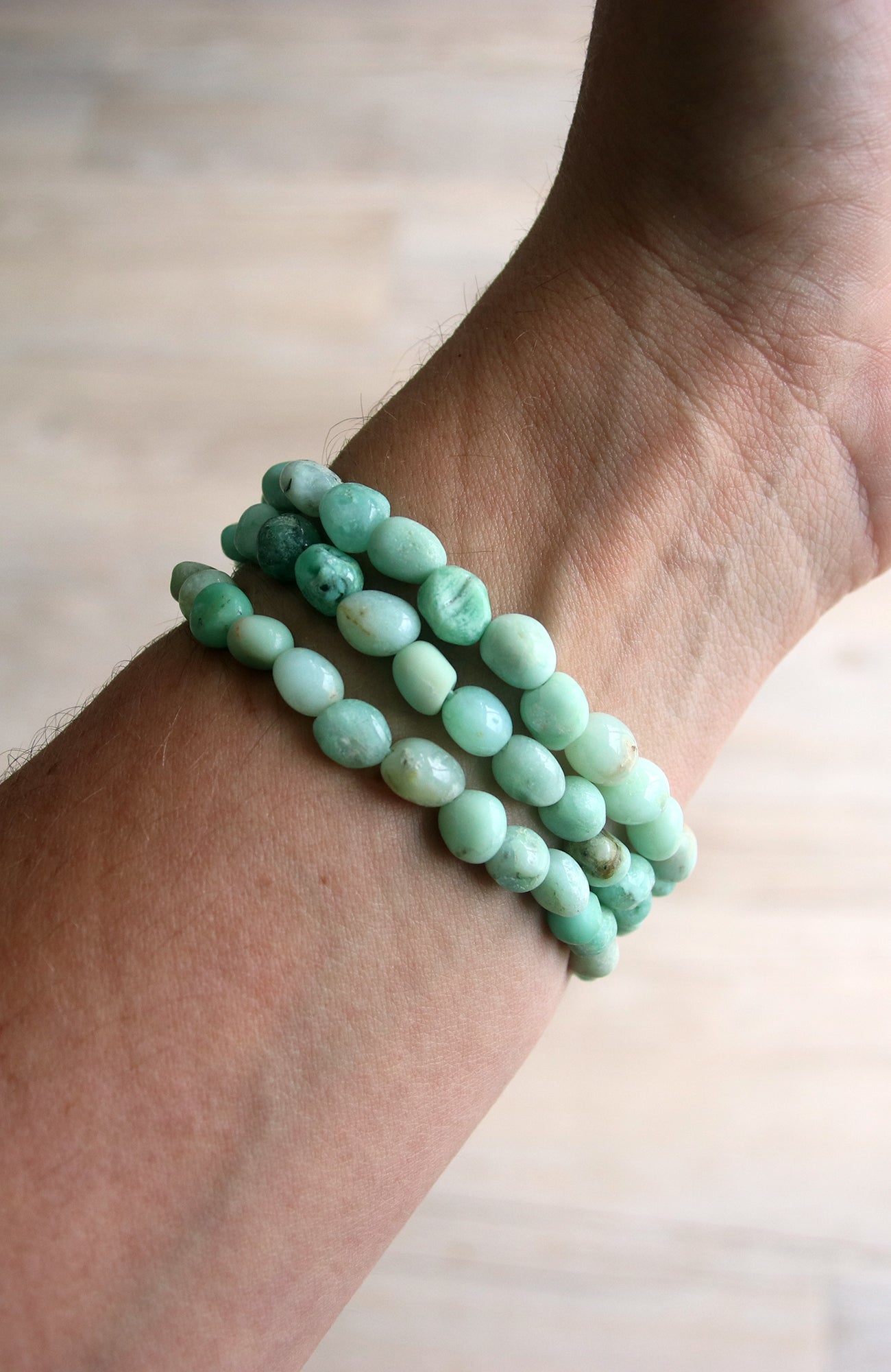 Chrysoprase Nugget Bracelet